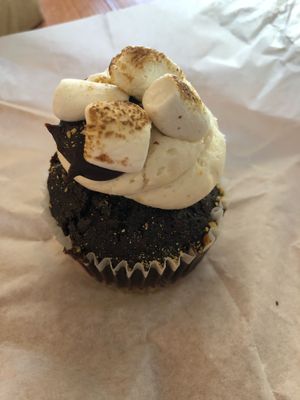 S’mores Cupcake  at Mud Pie Vegan Bakery and Coffee in Mission