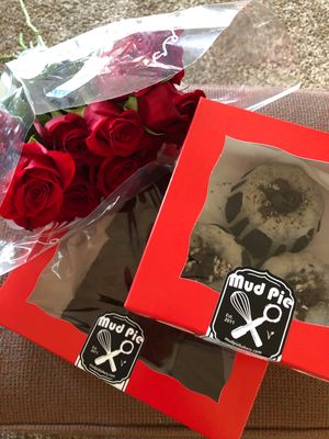 Birthday treats! 😍 at Mud Pie Vegan Bakery and Coffee in Mission