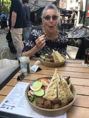 Falafal at Caffe Esprit in Amsterdam