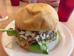 Burger special at The Bark in Tallahassee