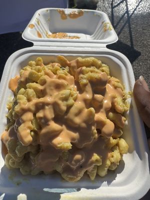 Mac n cheese with chipotle sauce   at The Bark in Tallahassee
