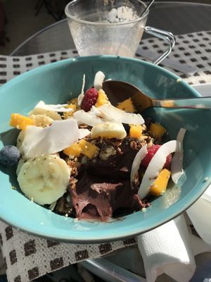 So delicious! Açaí bowl at Armazem Integral in Portimao