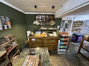 Service counter and product display   at Armazem Integral in Portimao