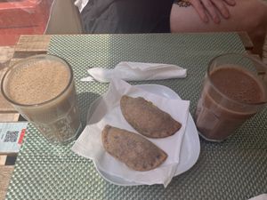 Empada & smoothies   at Armazem Integral in Portimao