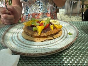 Pancakes at Armazem Integral in Portimao