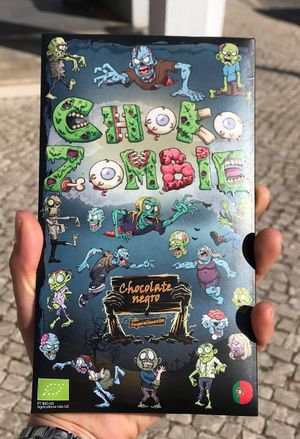Zombie chocolate at Armazem Integral in Portimao