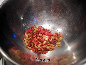 Mix of spices served at the end of the meal at Krishna Bhavan - 10eme in Paris