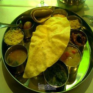 Thali du Nord at Krishna Bhavan - 10eme in Paris