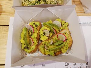 Avocado toast  at Damare in Monopoli