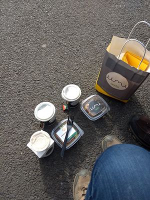 Takeaway at Umi Falafel in Belfast