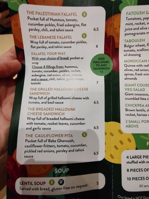  at Umi Falafel in Belfast