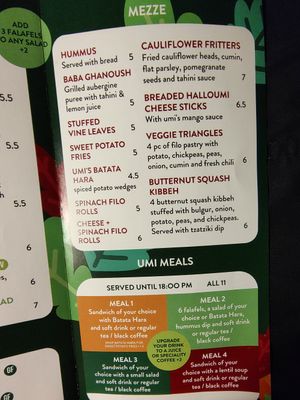  at Umi Falafel in Belfast