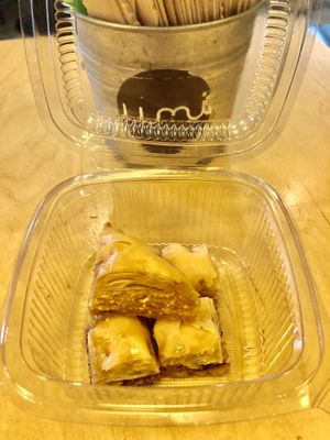 Baklava   at Umi Falafel in Belfast
