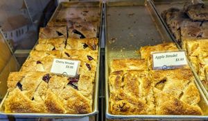 Vegan strudels at Danish Bakery in Leavenworth
