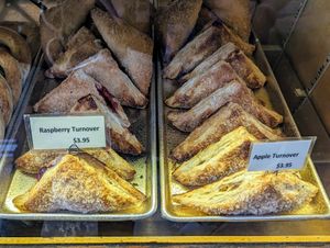Vegan turnovers at Danish Bakery in Leavenworth