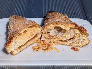 Vegan apple turnover at Danish Bakery in Leavenworth