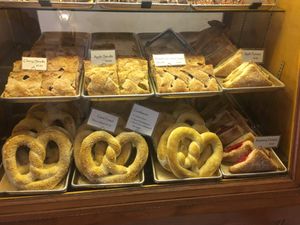 Strudels and turn overs at Danish Bakery in Leavenworth