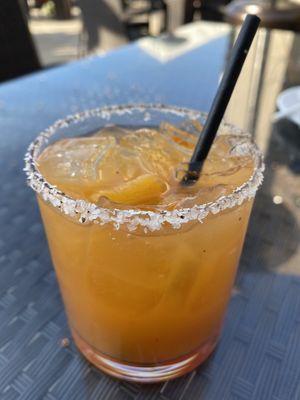 Apricot red pepper margarita!   at Harvest Seasonal Grill & Wine Bar in Moosic