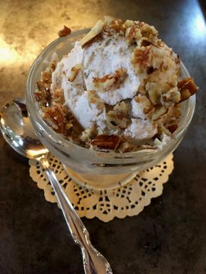 Maple Pecan Ice-Cream at Farm Fresh Cafe in Brunswick