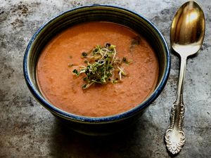 Creamy Tomato Soup at Farm Fresh Cafe in Brunswick