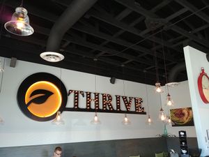 Wall art at Thrive Cafe in Loves Park
