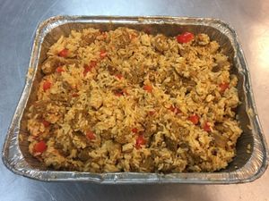 Vegan Jambalaya at Twilight & Lemongrass in Avondale Estates