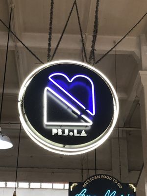 Sign at PBJ.LA in Los Angeles