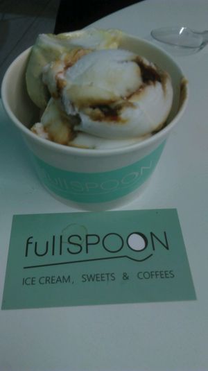 Vegan ice-cream at Full Spoon in Athens