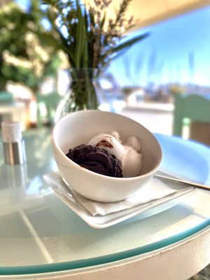   at Akation Pastry Boutique in Naxos