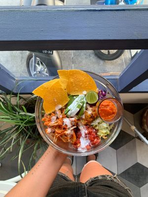 taco bowl (gf) at Vinny's Warung in Canggu