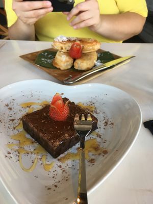 Brownie at Vinny's Warung in Canggu