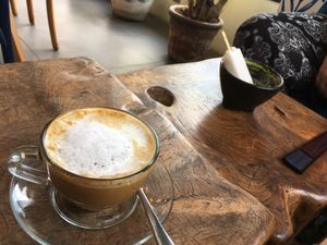 Coffee and affogato at Vinny's Warung in Canggu