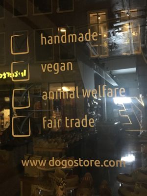 Store window at Dogo in Amsterdam