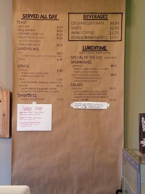 Menu 8-15-2018 at Well Fed Louisiana in Shreveport