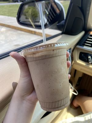 Cacao Smoothie add PB.  at Well Fed Louisiana in Shreveport