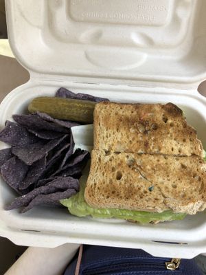 Chickpea salad sandwich  at Well Fed Louisiana in Shreveport