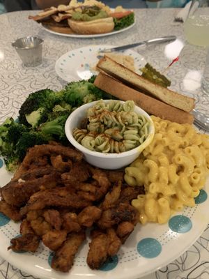 Platter sides  at Spiral Diner & Bakery in Denton