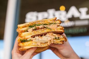 Triple Double at Spiral Diner & Bakery in Denton