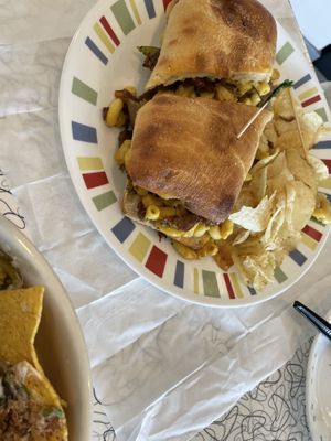 Philly Mac at Spiral Diner & Bakery in Denton