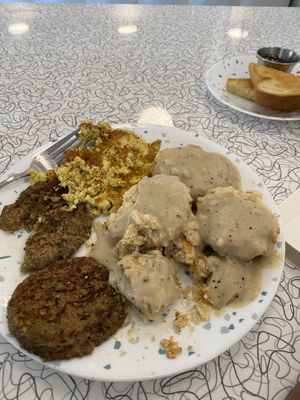 I’m from OKC and only had Spiral Diner during the Texas veggie fair but for my birthday I decided to come here for breakfast. I would have to say it was really delicious!! at Spiral Diner & Bakery in Denton