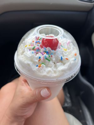 Vanilla shake 💚💚💚  at Spiral Diner & Bakery in Denton