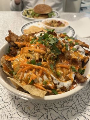 Buffalo nachos  at Spiral Diner & Bakery in Denton
