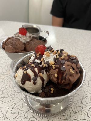 Sundae  at Spiral Diner & Bakery in Denton