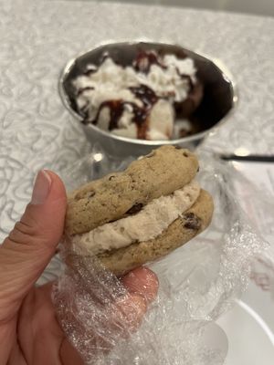 Cookie sandwich   at Spiral Diner & Bakery in Denton