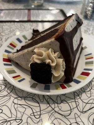 Dessert - cookies and cream cake  at Spiral Diner & Bakery in Denton