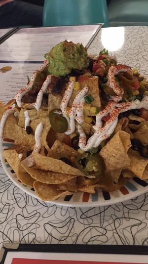 Nachos  at Spiral Diner & Bakery in Denton