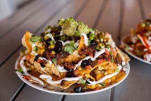 Nacho Supremo at Spiral Diner & Bakery in Denton
