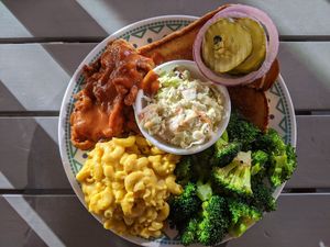 Half acre plate at Spiral Diner & Bakery in Denton