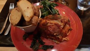 Vegan lasagne at Petronella in Kilkenny