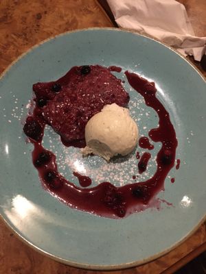 The vegan cheesecake  at Petronella in Kilkenny